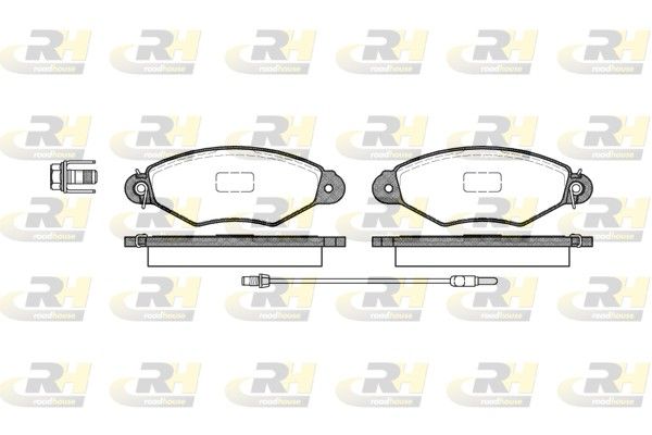 Brake Pad Set, disc brake RENAULT - 77 01 205 996