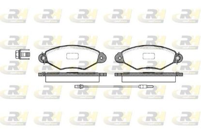 Brake Pad Set, disc brake RENAULT - 77 01 205 996