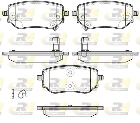 Brake Pad Set, disc brake MERCEDES-BENZ - 470 423 06 00