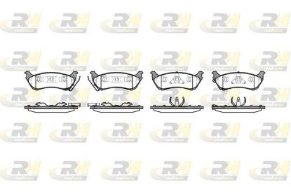 Brake Pad Set, disc brake MERCEDES-BENZ - 163 420 24 20 Brake Pad Set, disc brake MERCEDES-BENZ - 163 420 24 20