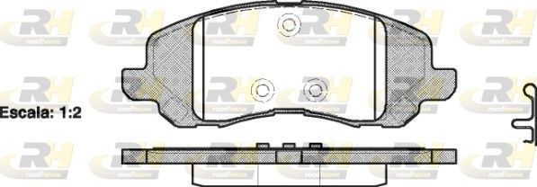Brake Pad Set, disc brake Chrysler Sebring 07- esim. Brake Pad Set, disc brake Chrysler Sebring 07- esim.