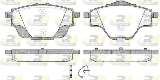 Brake Pad Set, disc brake PSA - 16 090 009 80