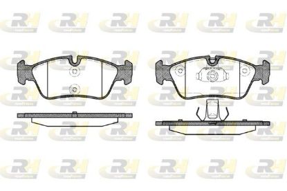 Brake Pad Set, disc brake BMW - 34 11 1 164 498
