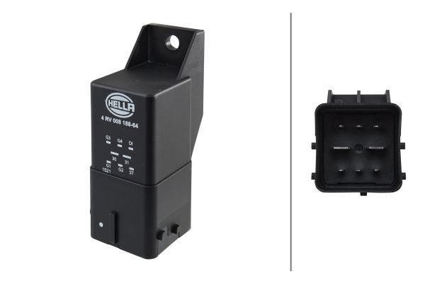Relay, glow plug system -