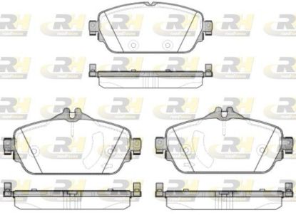 Brake Pad Set, disc brake MERCEDES-BENZ - 008 420 37 20