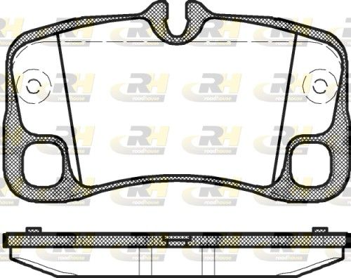 Brake Pad Set, disc brake Porsche 911 08- tagum.