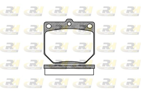Brake Pad Set, disc brake Nissan PICK-UP,Toyota 79-81 e