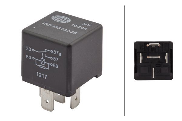 Relay, main current -