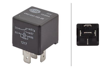 Relay, main current -