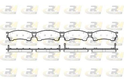 Brake Pad Set, disc brake Mazda 626 92-98 esim.