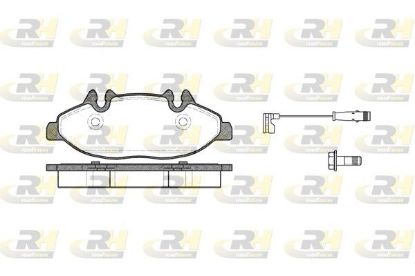 Brake Pad Set, disc brake MERCEDES-BENZ - 636 420 02 20