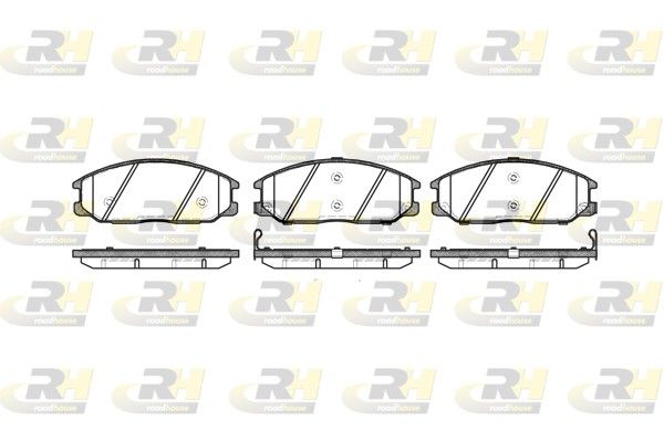 Brake Pad Set, disc brake Hyundai SanTA FE 01- esim.