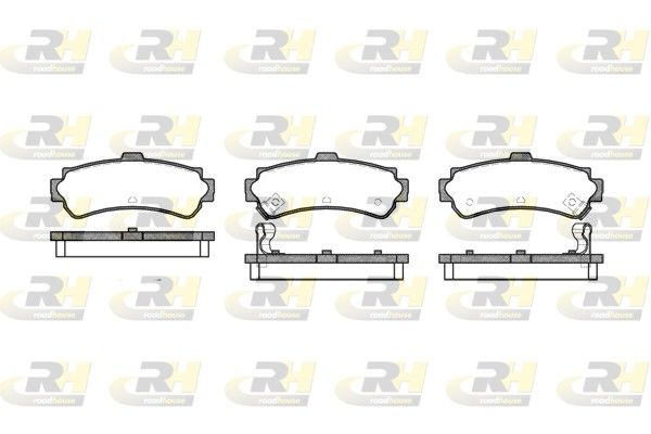Brake Pad Set, disc brake Nissan ALMERA 95-97 tagum.