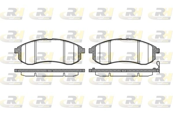 Brake Pad Set, disc brake MITSUBISHI - MN102622 Brake Pad Set, disc brake MITSUBISHI - MN102622