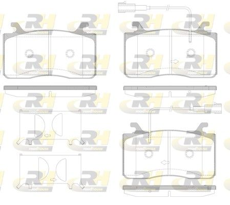 Brake Pad Set, disc brake ALFA ROMEO GIULIA  (17-)