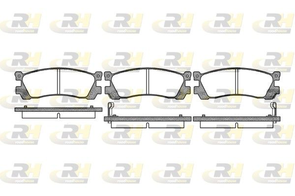 Brake Pad Set, disc brake Mazda XEDOS 6/9 92- tagum. Brake Pad Set, disc brake Mazda XEDOS 6/9 92- tagum.