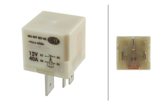 Relay, glow plug system -