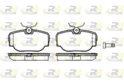 Brake Pad Set, disc brake LAND ROVER - SFP100470