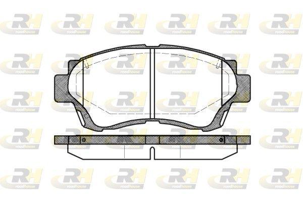 Brake Pad Set, disc brake Toyota CAMRY,Lexus LS,GS 92-9 Brake Pad Set, disc brake Toyota CAMRY,Lexus LS,GS 92-9