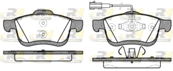 Brake Pad Set, disc brake Lancia 77364929 Brake Pad Set, disc brake Lancia 77364929
