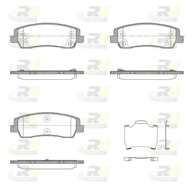 Brake Pad Set, disc brake HYUNDAI STARIA (US4) (01/21-)