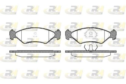 Brake Pad Set, disc brake Ford FIESTA,PUMA 89-00 esim. Brake Pad Set, disc brake Ford FIESTA,PUMA 89-00 esim.