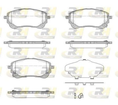 Brake Pad Set, disc brake TOYOTA - 04465-02470
