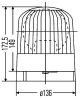 Rotating Beacon kollane halogeen H1 12V magnet KL junior