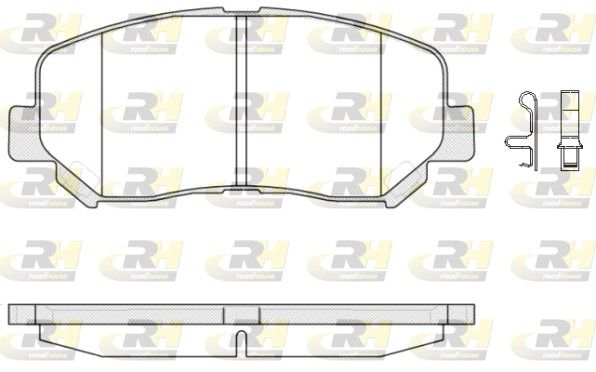 Brake Pad Set, disc brake MAZDA - KDY9-33-28Z