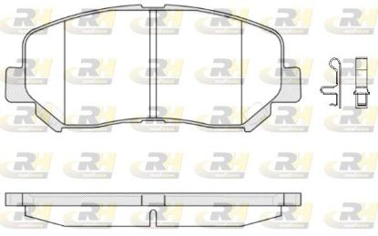 Brake Pad Set, disc brake MAZDA - KDY9-33-28Z