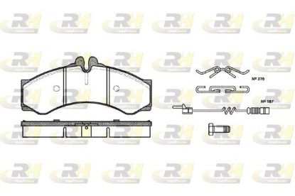 Brake Pad Set, disc brake SPRINTER /LT 46 II 96-06 esim