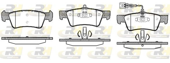 Brake Pad Set, disc brake VW 7H8698451
