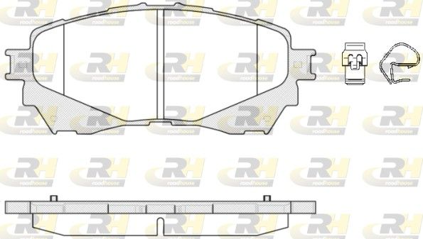 Brake Pad Set, disc brake MAZDA - GHY1-33-28Z