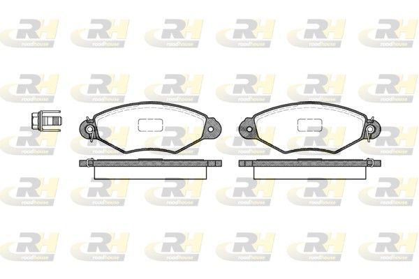 Brake Pad Set, disc brake RENAULT - 77 01 205 512