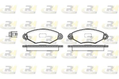 Brake Pad Set, disc brake RENAULT - 77 01 205 512