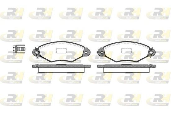 Brake Pad Set, disc brake RENAULT - 77 01 205 512