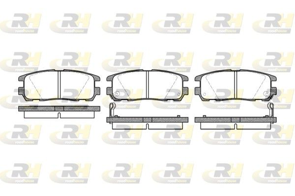 Brake Pad Set, disc brake ISUZU - 8-97035-266-0
