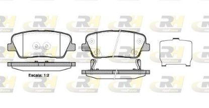 Brake Pad Set, disc brake KIA - 58302-2PA70 Brake Pad Set, disc brake KIA - 58302-2PA70