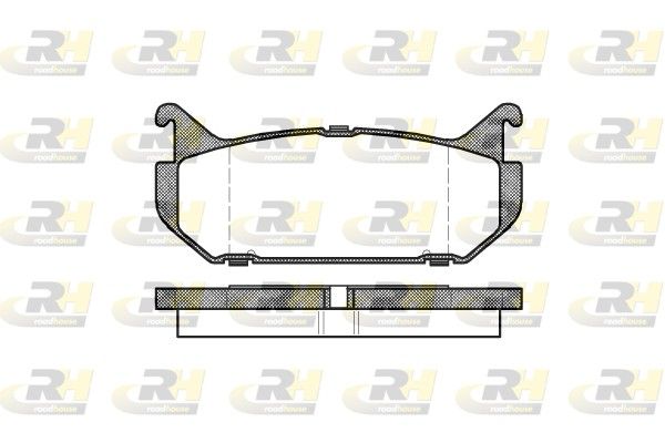 Brake Pad Set, disc brake Mazda 626 92-97 taga Brake Pad Set, disc brake Mazda 626 92-97 taga