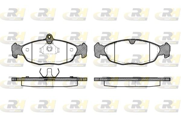 Brake Pad Set, disc brake GENERAL MOTORS - 93176120 Brake Pad Set, disc brake GENERAL MOTORS - 93176120