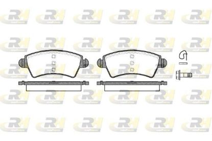 Brake Pad Set, disc brake Peugeot 206 01- esim.