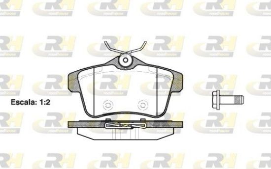 Brake Pad Set, disc brake PSA - 16 085 206 80