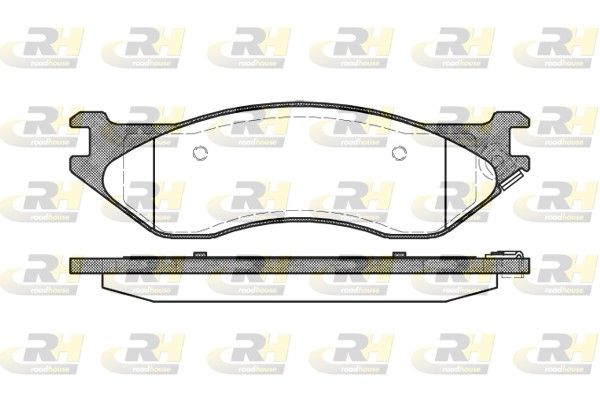 Brake Pad Set, disc brake DODGE RAM 1500 02- esim. Brake Pad Set, disc brake DODGE RAM 1500 02- esim.