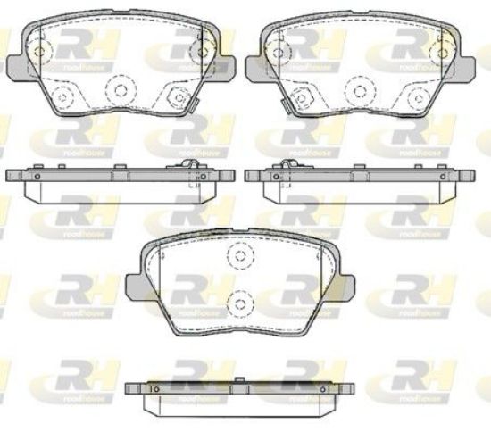Brake Pad Set, disc brake HYUNDAI - 58302-G4A30