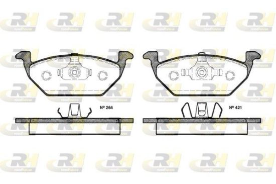 Brake Pad Set, disc brake VAG - 1J0 698 151A