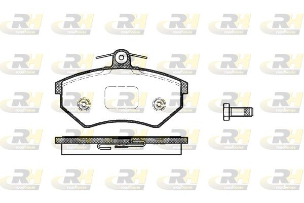 Brake Pad Set, disc brake VAG - 357 698 151D Brake Pad Set, disc brake VAG - 357 698 151D