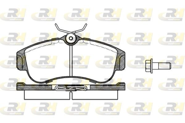 Brake Pad Set, disc brake Nissan ALMERA,PRIMERA 96- esi
