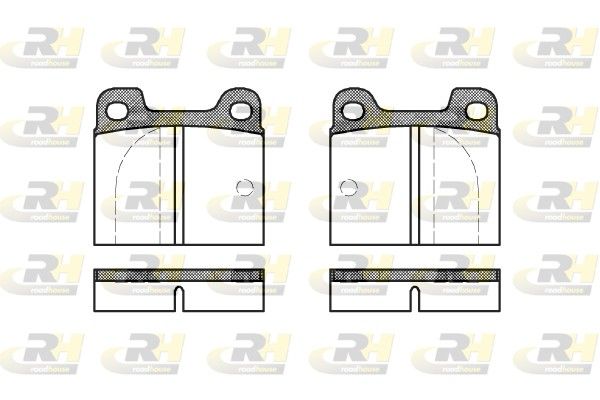Brake Pad Set, disc brake ALFASUD 72-82 Brake Pad Set, disc brake ALFASUD 72-82