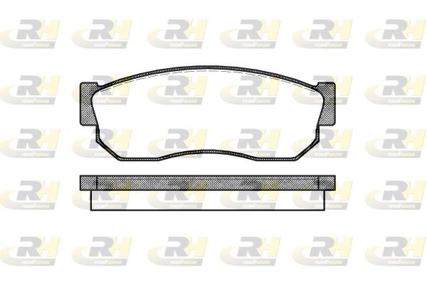 Brake Pad Set, disc brake Subaru Justy 84-89 esim.