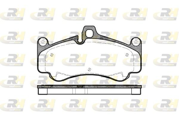 Brake Pad Set, disc brake Porsche 911 01-03 esim.